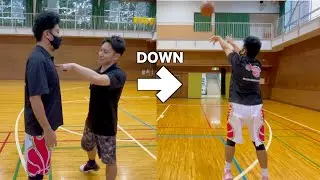 【バスケ】不思議な力でパワーダウンさせたらシュート届かなくなる？【やらせなし】
