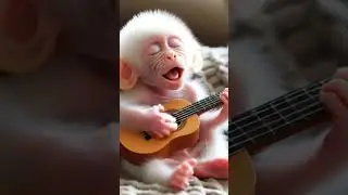 Monkey-video I Cute-monkey #ai #monkey #monkeysinging #viralvideos #animalart #monkeykivideo #shorts