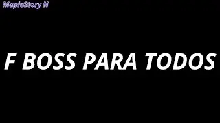 F. BOSS!? MapleStory N Entrou em uma Nova Era!