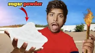 Sugar Powder vs Fire 🔥 | Shocking Rocket Fuel Experiment 😲