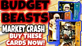 MADDEN 23 BUDGET BEASTS , MARKET CRASH , BEST CARDS TO BUY RIGHT NOW ,BEST PLAYERS , NO MONEY SPENT
