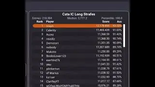 1st place kovaaks leaderboards | Cata IC Long Strafes