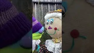 Cosmic Comet Creature Puppet Wears Knitted Beanie Part 2 Winter Whimsy  #beanies #january #comedy