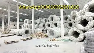 Razor Wire Fence Security Fence High ability of the Sharp Blade of Concertina Wire fence