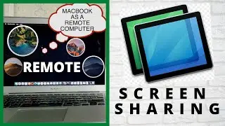 Remotly Access your Mac From Another Mac Computer- Screen Sharing without Internet
