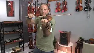 Holstein Bench Vieuxtemps, Klaus Heffler Le Mans, Holstein Bench Cannone, and MJZ925 Violin