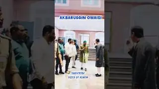 dilan teer bijal | Akbaruddin Owaisi & AIMIM MLC  Grand Entry 😍🚨🦁#aimim #owaisi #akhtaruliman