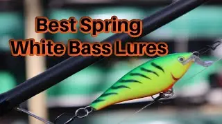 #1 BEST  White Bass Lures for the Spring Spawning Run  - White Bass Fishing