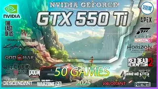 Can NVIDIA GeForce GTX 550 Ti 1GB Handle 50 GAMES in 2025?