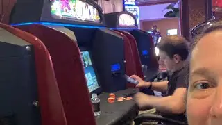 Sitting next to Victor from All Casino Action&hellip; he hit it big! Will I be next?!? U1 Video Poker