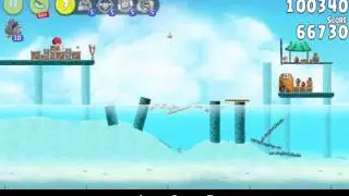 ANGRY BIRDS RIO 2-HIGH DIVE LEVEL 20 {THREE STAR WALKTHROUGH}