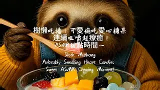樹懶吃播 ASMR甜點時間～/Sloth Mukbang ASMR Chewing Moment! #ai #aivideo #asmr