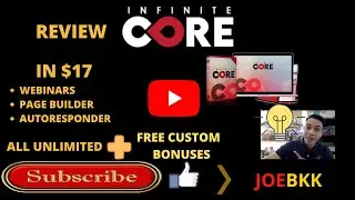Infinite Core Review ✅  SAVE $2,000+ ✅  ALL IN 1 ONLINE MARKETING SOFTWARE ✅  FREE CUSTOM BONUSES