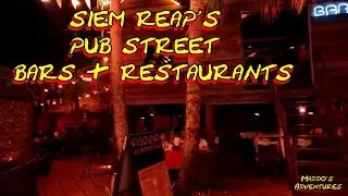 Pub street bars n restaurants SIEM REAP CAMBODIA