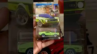 &rsquo;71 Ford Mustang Mach 1 🔥 Classic Muscle in Bright Lime! 🐎 #hotwheels #mustang #mach1