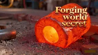Inside the factory Forging Metal: The Ultimate ASMR Experience #factory #process #forging #machine