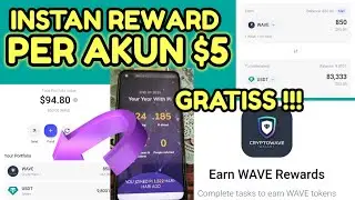 Segera Sikat Instan Reward Per Akun $5 Cara Claim 50 Wave Open Trade 28 Januari GRATIS !!