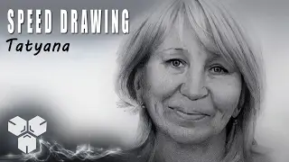 TATYANA Speed Drawing (SLOW) by Roman Zhizhchenko - portrait 2017