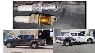 2020 mitsubishi l200 spark plug replacement step by step #l200 #mitsubishi 