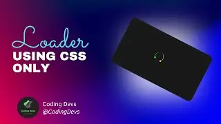 Loader Using Html And CSS Only