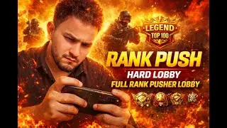 Every Match Is WAR 🔥 | LEGEND TOP 100 Hard Lobby | PUBG Rank Push