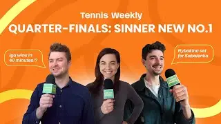 French Open 2024 QFs - Sinner new No.1, Djokovic out injured, Andreeva ousts Sabalenka