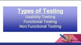 TYPES OF TESTINGS TUTORIAL  IN MANUAL TESTING WITH EXAMPLE