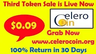 Celerocoin Third Token Sale is Live
