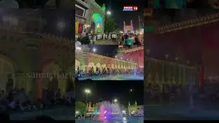 #MeccaMasjid Illuminated for #Shab-e-Barat as Devotees Gather for Prayers.  #charminar #oldcity