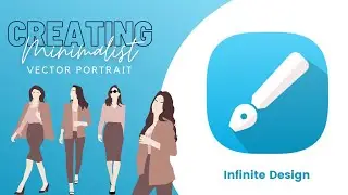INFINITE DESIGN: Easy to create flat minimalist Illustration using Infinite Design (Vector Art)