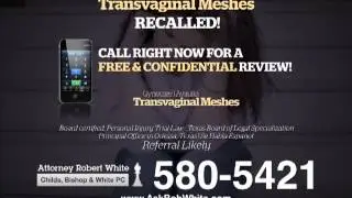 Transvaginal Mesh Lawsuit | West Texas Personal Injury Attorney