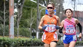 【4K】2023.01.15　全国女子駅伝4区の兼重志帆選手の走り！