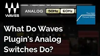 Waves Plugin Analog Button - What Does It Actually Do?