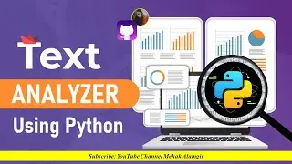 text analyzer in python | text analyzer using @streamlitofficial