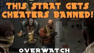 This Strat Gets Cheaters Banned! CSGO OVERWATCH
