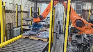 Elevation Packaging - Fully Automatic Bagging Line with Pallet and Slip Sheet Dispensing options