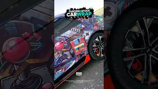 &laquo;Gadget Flow Noir&raquo; - Custom & Stock CARWRAP Design by MadPoint