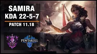 Samira vs Kog'Maw - Master NA - Patch 11.18
