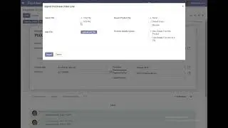How to import purchase order line Data in odoo with product Name Using Excel, CSV file type?