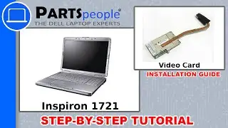 Dell Inspiron 1721 Video Graphics Card Replacement Video Tutorial