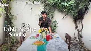 Simple and Beautiful Outdoor Tablescape Setup | Garden Table Decoration Ideas