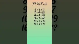 99% fail# maths question# puzzle# math game#brain power