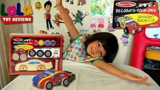Melissa and Doug Wooden Race Car Set