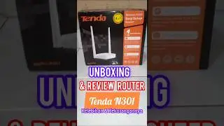 review dan unboxing router tenda n301 #sort #router #routersetup #wireless #routermurah