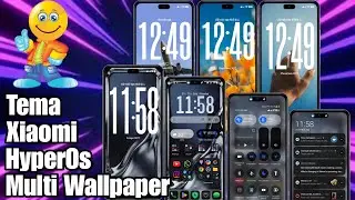 🔥 Lan&ccedil;amento! Tema Xiaomi Estilo HyperOs 3 &Iacute;cones Dark e Control Center @CiclopeTech