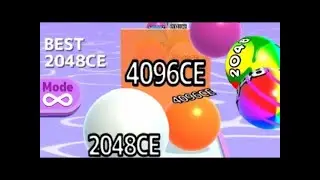 live [NEW HIGH SCORE: 4096CE] Ball Run 2048 INFINITY MODE vs Epic Ball Run 3D / Numbers Ball Run 3D