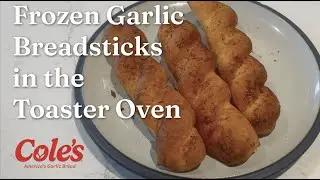 Frozen Garlic Twisted Breadsticks - How to Bake in the Toaster Oven