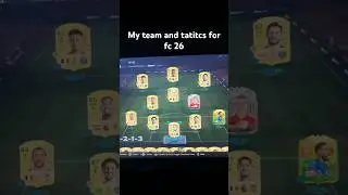 Fc 26 team and tactics for pro ladder and div 2