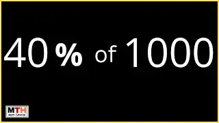 What is 40 percent of 1000? (40% of 1000)