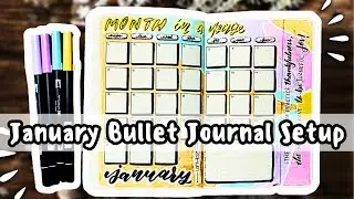 Radiant Beginnings: January Bullet Journal Setup ✨ | Sunrise-Inspired Theme 🌅 | India